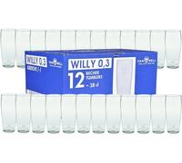 Set di 24 bicchieri da birra, mod. Willi, 0,3 l, graduati