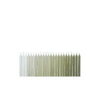 Set di 24 Candele Ombreggiate Color Cachi