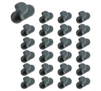 Set di 24 clip per mensole in plastica robusta, per congelatori e frigoriferi, design salvaspazio