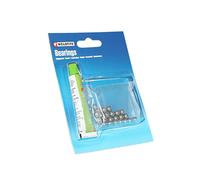 Set di 24 Cuscinetti bici a sfera con grasso Weldtite 6,350 Argenté Ø6.350 mm