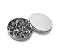 Set di 24 formine per biscotti, in acciaio inox, versatili, per frutta e verdura, per cottura fai da te, facili da pulire, multi-formato per cucinare creativamente