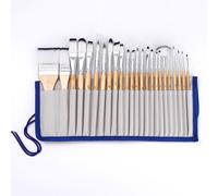 Set di 24 pennelli artistici â Setole in nylon, varie dimensioni e forme