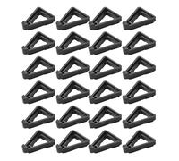 Set di 24 supporti per vasi da fiori in plastica invisibili, per vasi da fiori, utensili da giardino, triangolari, traspiranti, impilabili, adatti per giardini e balconi