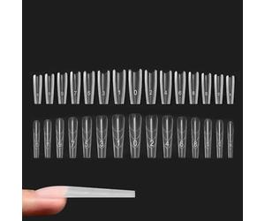 Set di 240 forme per unghie sandwich, in ABS resistenti alle crepe per unghie in gel french e modellazione acrilica, per donne, principianti, professionisti e vita quotidiana nel salone di c