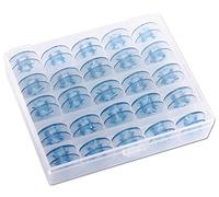 Set di 25 bobine per macchina da cucire Pfaff in apposito contenitore