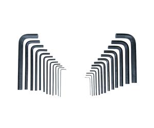 Set Di 25 Chiavi Esagonali Metriche E Imperiali BlueSpot Tools