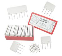 Set di 25 di bloccaggio con 100 pin T, strumento di stretching in pizzo | kit di pinze ad ago di precisione, supporto di allineamento della rete