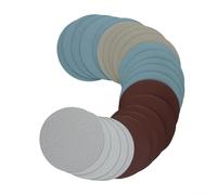 Set di 25 dischi abrasivi da 12,7 cm, grana da 1000 a 5000 per rettifica a umido e a secco, carta abrasiva al carburo di silicio per lucidare legno, pietra e metallo