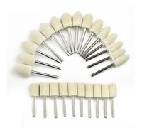 Set di 25 dischi per lucidatura in feltro per utensili rotanti, cuscinetti per lucidatura con pasta per la creazione di gioielli, intaglio del legno, giada, vetro e accessori per il trattamento di