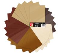 Set di 25 fogli DIN A4 marrone 30 x 21 cm ORACAL 621 pellicola lucida plotter...