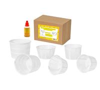 Set di 25 Fuscelle per Formaggio - Stampi per ricotta, Stampo in plastica per formaggi a pasta molle, Caglio