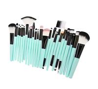 Set di 25 pennelli da trucco per fondotinta, cipria, correttore, miscelazione, verde, nero