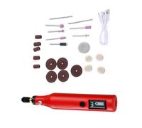 Set di 25 smerigliatrici portatili in miniatura con display digitale per artigiani, hobbisti, lavorazioni di precisione, creazione di gioielli, modellismo, strumento rotante multifunzione