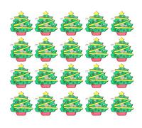 Set di 25 spille a LED luminose di Natale smaltate spille badge festa di Natale preferito pupazzo di neve gioielli regali per bambini adulti, Smalto