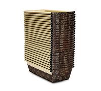 Set di 25 stampi da forno per microonde, stampi per torte di carta, pane, carta da forno, vassoi per torte e muffin, grandi fodere per muffin