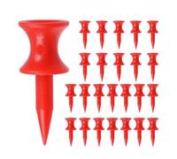 Set di 25 tè corti da golf - 31 mm doppio strato ruota golf - Tè da golf resistente agli urti per attrezzature da golf per attività all'aperto, per uomini e donne, 31 m/1,22 pollici