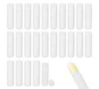 Set di 25 tubetti di rossetti vuoti in plastica, trasparente, trasparente, trasparente, balsamo per labbra per balsami per labbra fatti a casa o oggetti fai da te