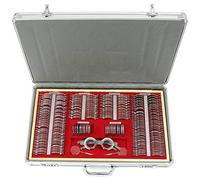 Set di 266 lenti in metallo Optometry Optical Trial Lens Set Optometria, lenti in metallo, per uso domestico, per esaminare il difetto di rifrazione di un paziente, incluso Hyp