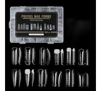 Set di 288 stampi per unghie a copertura completa, stampi per gel e forme