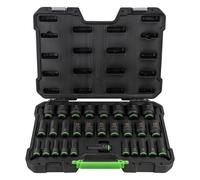 SET DI 29 BUSSOLE PNEUMATICHE LUNGHE ESAGONALI DA 1/2"