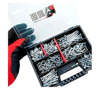 Set di 290 viti autofilettanti con valigetta e scatola di assortimento