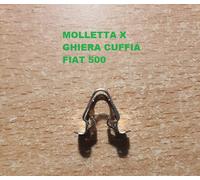 SET DI 2PZ MOLLETTA GHIERA ANELLO DI RITENZIONE CUFFIA CAMBIO FIAT 500 ORIGINALE
