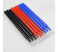 Set di 3/6/9 pezzi 0,7 mm cancellabile penna a sfera di ricambio cartuccia - rosso, blu, nero (6 pz: rosso+nero)