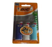Set di 3 Accendini Bic Mini Colorati Due Volte più di accensioni
