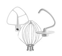 Set di 3 accessori for planetaria - Frusta a filo di ricambio K45WW / Gancio for impastare K45DH, Frusta for mescolare K45B con rivestimento