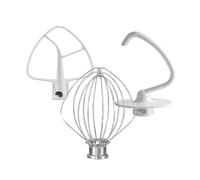 Set Di 3 Accessori For Robot Da Cucina - Accessorio Di Ricambio Frusta A Filo K45WW / Gancio For Impastare K45DH / Pala Impastatrice K45B Con Lama Rivestita