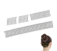 Set di 3 accessori per capelli per velo e parrucca, pettini sicuri, clip a U, pettini laterali e filo metallico impermeabile