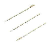 Set di 3 accessori per indossare gioielli, in acciaio inox, con impugnatura ergonomica, per uso quotidiano, colore oro, fissaggio rapido