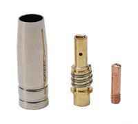 Set di 3 accessori per torcia di saldatura MIG per modello 15AK, ugelli di saldatura e punte di contatto per saldatori MIG, compatibili con torcia 15AK per MIG (1,0 mm)