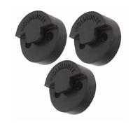 Set Di 3 Accessori Professionali Per Violino Sordine In Gomma Rotondo Nero Da 20 X 20 Mm