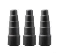 Set di 3 adattatori per aspirapolvere, per utensili elettrici a secco e | Trapano per levigatrice, 5 misure, 22 mm-50 mm, tubo in gomma PVC, kit di connettori per gilda e la maggior parte delle