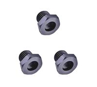 Set di 3 adattatori per mandrino per tornio per mandrino per tornio per legno, strumento per la lavorazione del legno, 1IN8TPI a M18,5 x 2,5