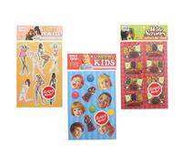 Set Di 3 Adesivi Retro Divertenti Scratch-N-Sniff