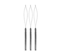 Set di 3 aghi per extension per capelli, con micro uncino
