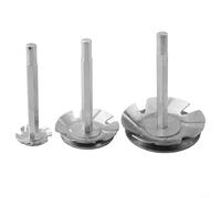 Set di 3 alesatori per tubi in PVC per uso idraulico, costruito in acciaio inossidabile per l'uso con trapano elettrico per rimuovere tubi danneggiati in modo efficiente