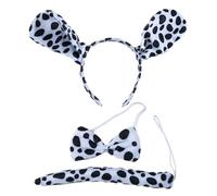 Set di 3 anelli per capelli a forma di animale, con papillon o elastici per capelli, graziosi accessori per adulti, feste a tema cosplay