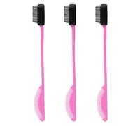Set di 3 applicatori di trucco adatti ai viaggi con design antistatico a pettine per mattine impegnate Set di pennelli cosmetici multiuso in PP