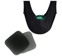 Set di 3 asciugamani per la pulizia delle palle da bowling con 2 tappetini, spugna di nylon in poliestere per resistenza all'usura e agli strappi, kit di pulizia nero per lanciatori (20 x 25 cm)