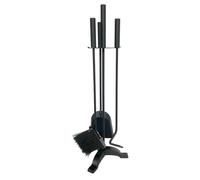 Set di 3 attrezzi antincendio FireUp a lunga durata (21x57 cm) Pala, Spazzola, R