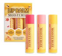 Set di 3 balsami per labbra idratanti con miele pompelmo e melograno, balsamo per labbra secche, non grasso, ideale come base per rossetto 4,7 g x 3