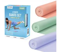 Set di 3 bande elastiche fitness per allenamento completo