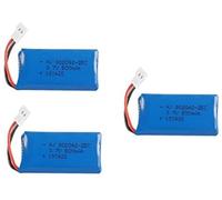 Set di 3 batterie LiPo 500 mAh 3,7 V per HUBSAN X4, JXD 385 - Blu, Nuove