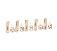 Set di 3 beauty egg cosmetici in silicone organizer per pennelli da trucco in polvere in silicone porta pennelli trucco rosa contenitore gel di silice da viaggio, Kaki x 5 Pezzi, 6.5x5cmx5pcs