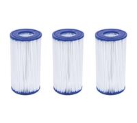 Set Di 3 Bestway Cartuccia Filtro Gr. III Filtro Per Pompa Filtro Per Piscina