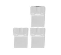 Set di 3 bidoni raccolta KEDEN SORTIBOX per il riciclaggio, bianco, 60L