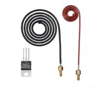 Set di 3 bobine elettromagnetiche a impulsi con avvolgimenti in rame e nero e transistor per progetti sperimentali fai da te e uso didattico tecnico in laboratori di ingegneria